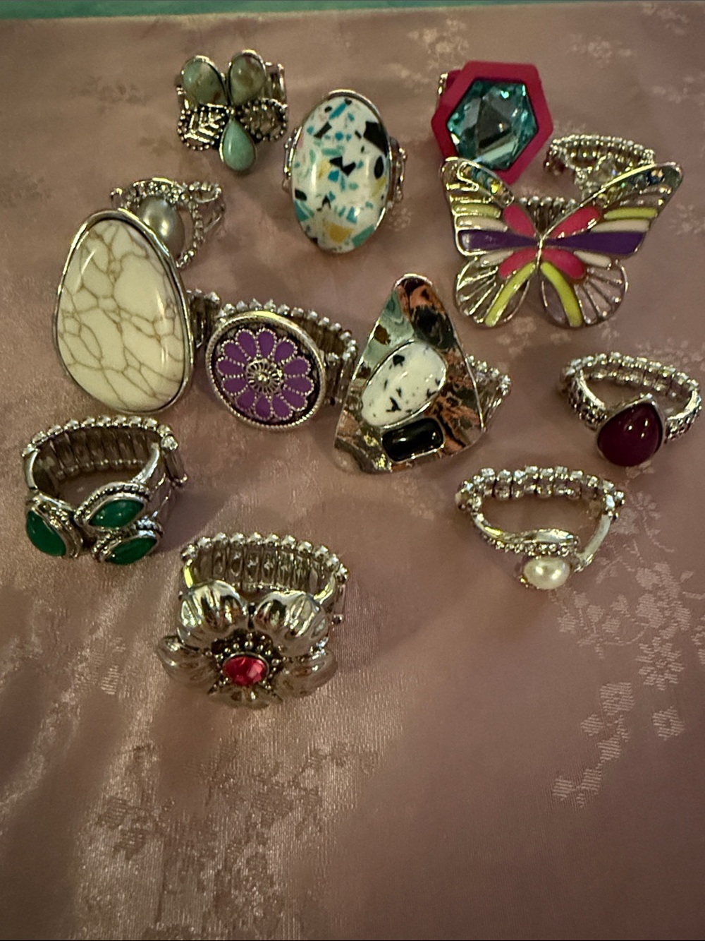 Lots of NEW costume stretch rings